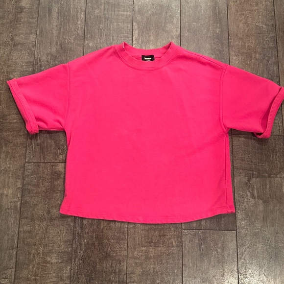 Monrow Tops - Monrow Eco Friendly organic cotton pink shirt